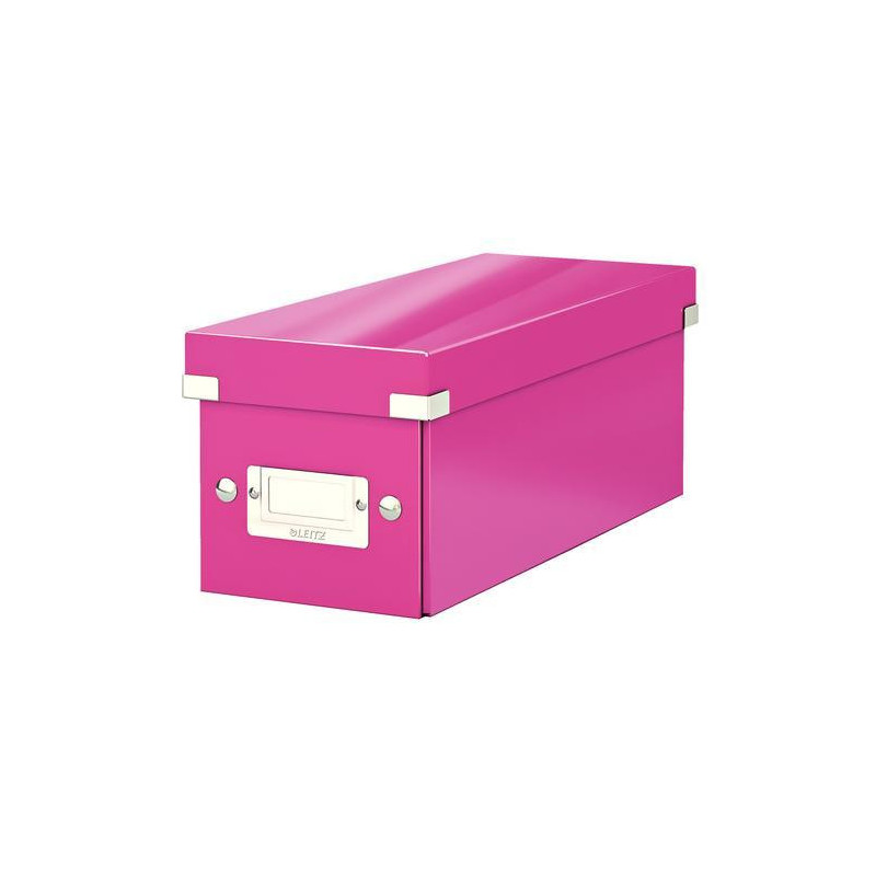LEITZ Boîte de rangement pour CD Click&Store coloris WOW Rose 60410023