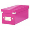 LEITZ Boîte de rangement pour CD Click&Store coloris WOW Rose 60410023