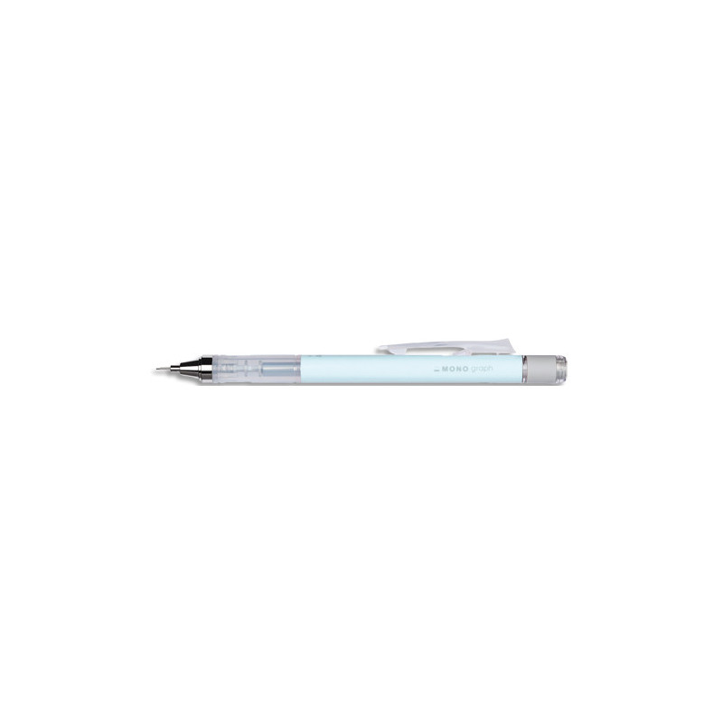 TOMBOW Porte-Mine MONO GRAPH 0,5mm HB rechargeable. Coloris Bleu glacier