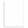 EXACOMPTA Boîte 2000 feuilles listing 80g qualité courrier blanc 240x12 1 pli bande Caroll détachable