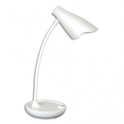 UNILUX Lampe de bureau LED Ukky blanche. alimentation via usb.
