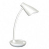 UNILUX Lampe de bureau LED Ukky blanche. alimentation via usb.