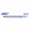 PENTEL Surligneur ILLUMINA FLEX bi-pointe 2,5/4,2mm. Coloris bleu pastel