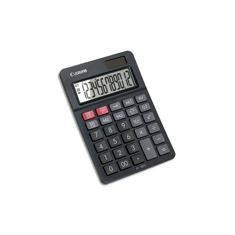 CANON Calculatrice de bureau 12 chiffres AS-120 II