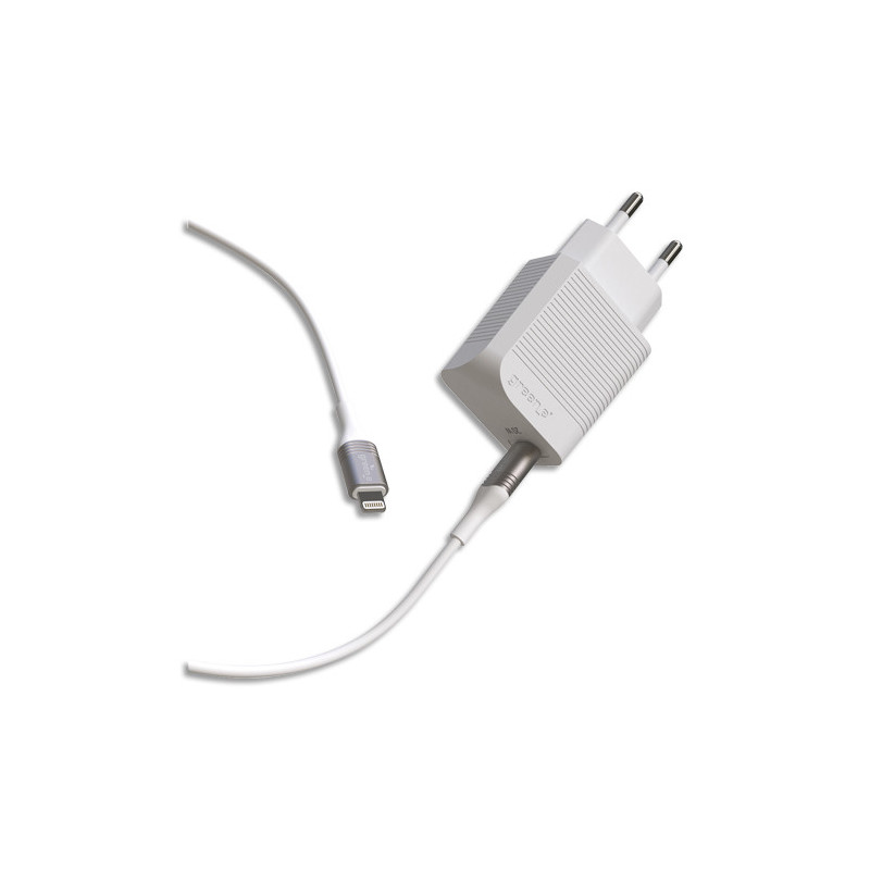 GREEN-E Kit d'un chargeur secteur USB Type C + 1 câble Lightning C94