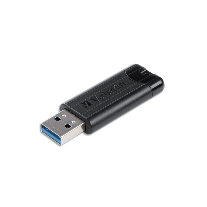VERBATIM Clé USB 2.0 Pinstripe Noir 128Go