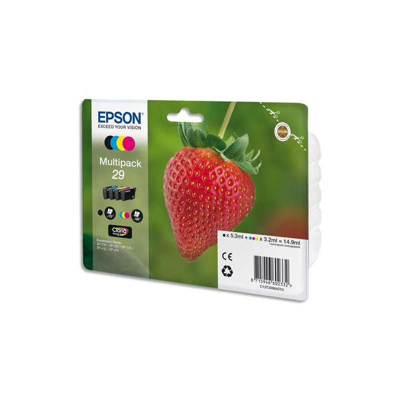 EPSON Multipack Jet d'encre fraise C13T29864012