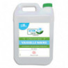 ACTION VERTE Bidon de 5 litres de liquide vaisselle Ecocert 0% parfum. Formule professionnelle