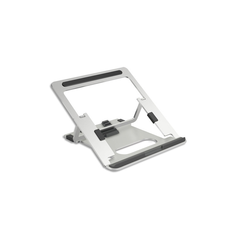 ALBA Support ergonomique alu ordinateur portable 11 à 15,6'', 5 niveaux d'inclinaison 24° à 38°