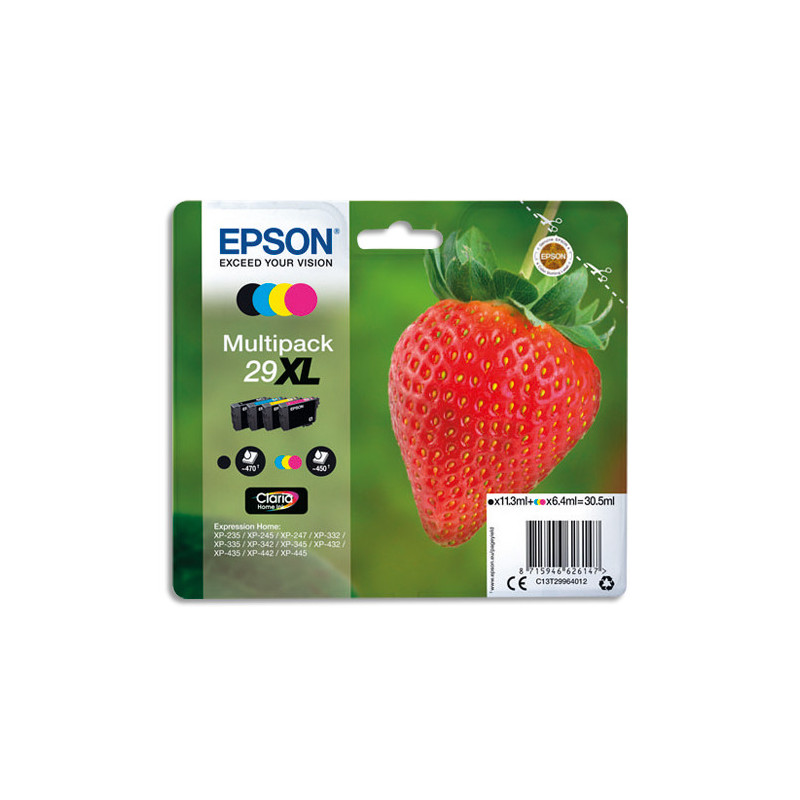 EPSON multipack Jet d'encre fraise C13T29964012
