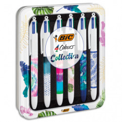 BIC Boîte métal de 6 stylos...