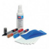 NOBO Kit pour tableau blanc : 4 marqueurs, 1 effaceur, 1 spray nettoyant, 1 microfibre, 34438861