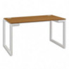 GAUTIER OFFICE Table d'appoint Sunday Chêne, 2 passe-câbles sur plan bois - Dim. : L120 x H73 x P60 cm