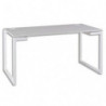 GAUTIER OFFICE Table d'appoint Sunday Gris, 2 passe-câbles sur plan bois - Dim. : L120 x H73 x P60 cm