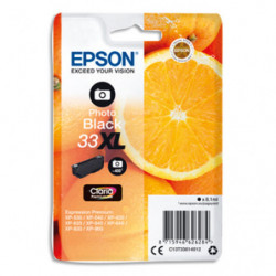 EPSON Cartouche Jet d'Encre Claria Premium Noir Photo (XL) ''Oranges'' 33 - C13T33614012