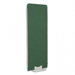 GAUTIER OFFICE Cloison Haut L60cm X-SPACE en textile vert. Socle acier 6 mm. Fermeture zippée