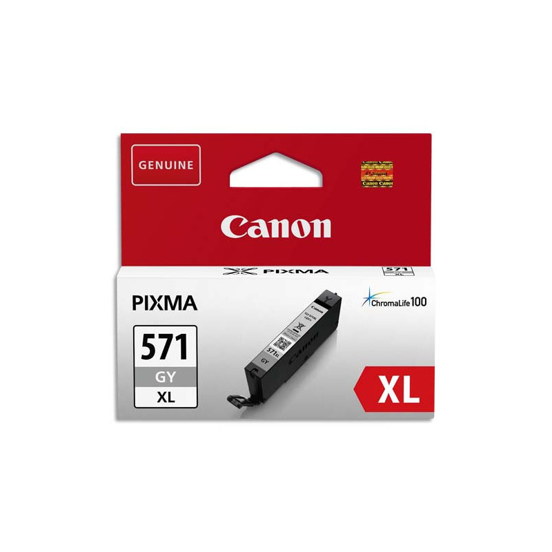 CANON Cartouche Jet d'encre cli-571xl Gris 0335C001