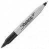SHARPIE Marqueur permanent SHARPIE Twin Tip à pointe double 0,9/0,5mm. Coloris noir