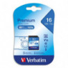 VERBATIM Carte SDHC 16Go Premium Class 10 43962