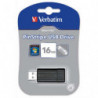 VERBATIM Clé USB 2.0 Store 'n' Go PinStripe 16Go Noir 49063