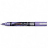 UNI-BALL Marqueur craie CHALK MARKER. Pointe ogive moyenne 1,8-2,5mm. Coloris violet métal
