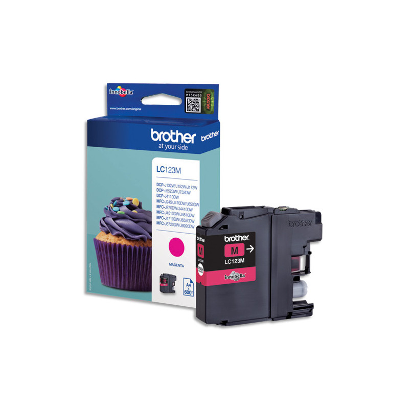 BROTHER Cartouche Jet d'encre Magenta LC123M