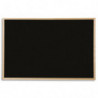 BI-SILQUE Tableau noir pour craie, cadre en bois de pin. Format 40x30 cm