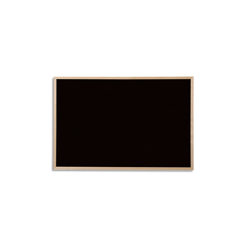 BI-SILQUE Tableau noir pour craie, cadre en bois de pin. Format 60x40 cm