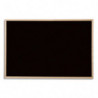BI-SILQUE Tableau noir pour craie, cadre en bois de pin. Format 60x40 cm