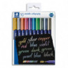 STAEDTLER® metallic calligraphy 8325 Design Journey - Set 10 marqueurs encre métallisée assortis