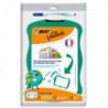 BIC Ardoise recyclée incassable 21 x 31 cm + 1 marqueur Velleda 1721 bleu + 1 effaçette