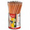 MAPED Pot de 72 crayons graphite BLACK'PEPS, bois certifié FSC, triangulaires, embout gomme, HB