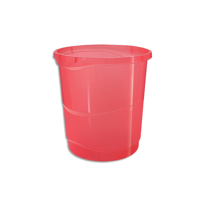 ESSELTE Colour'Breeze Corbeille à papier, 14 litres, corail, 628461