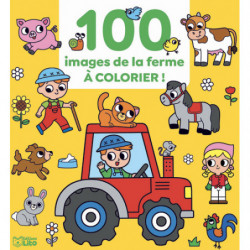 LITO DIFFUSION Livre de 64 pages de coloriage sur le thème de la ferme. A partir de 3 ans