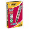 BIC Marking 2000 ECOlutions Marqueurs Permanents à Pointe Conique Moyenne - Couleurs Assorties x4