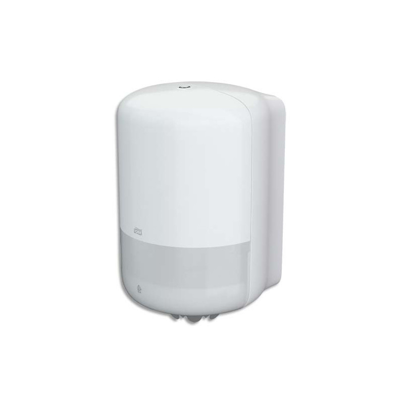 TORK Distributeur M2 pour Mini Bobine dévidage central, verrouillage à clé L17,4 x H32,1 x P16,5 cm Blanc