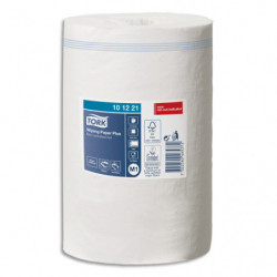 TORK Lot de 11 Bobines papier d'essuyage Plus Mini à dévidage central M1 75m Format 21,5 x 35 cm Blanc
