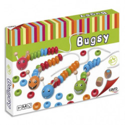 Les chenilles Bugsy. Ce jeu développe l'apprentissage des couleurs et de l'arithmétique