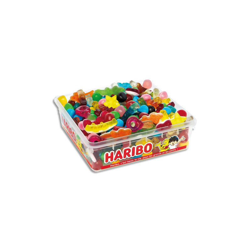 HARIBO Boïte de 700g Happy Life assortiment de bonbons