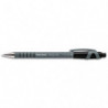 PAPERMATE Stylo bille Flexgrip pointe moyenne rétractable encre Noire corps caoutchouc
