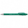 PAPERMATE Stylo bille Flexgrip pointe moyenne rétractable encre Verte corps caoutchouc