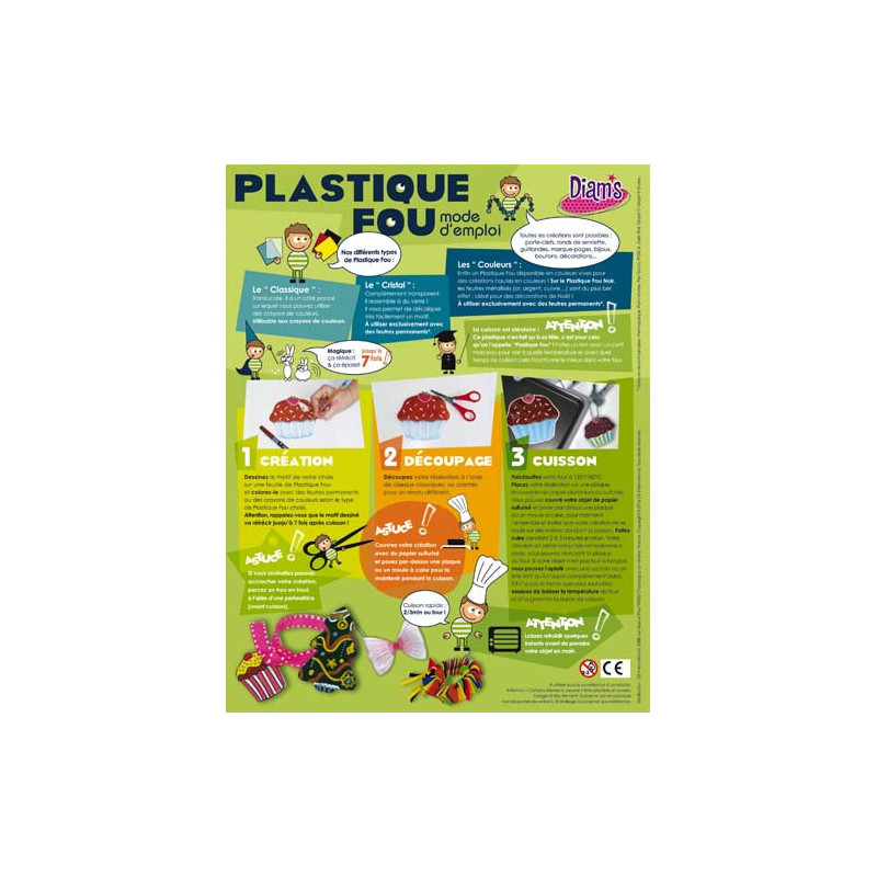 OZ INTERNATIONAL Sachet 30 feuilles plastique Fou A4 assorties cristal transparent Jaune Rouge Vert Noir