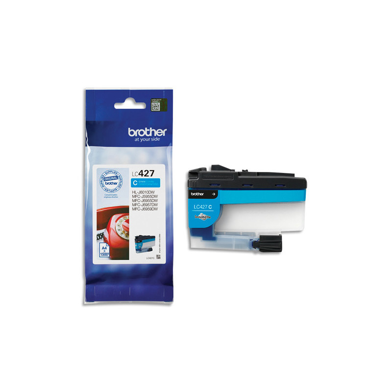 BROTHER Cartouche jet d'encre cyan LC427C