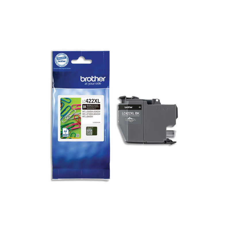 BROTHER Cartouche Jet d'encre noir XL LC422XLBK