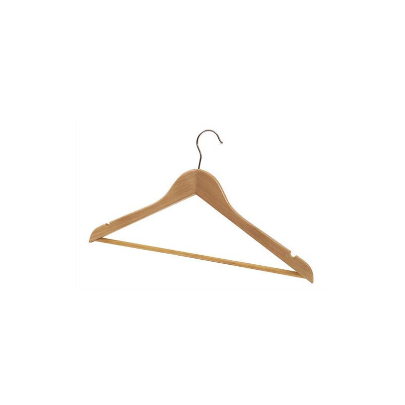 ALBA Lot de 25 cintres en bois
