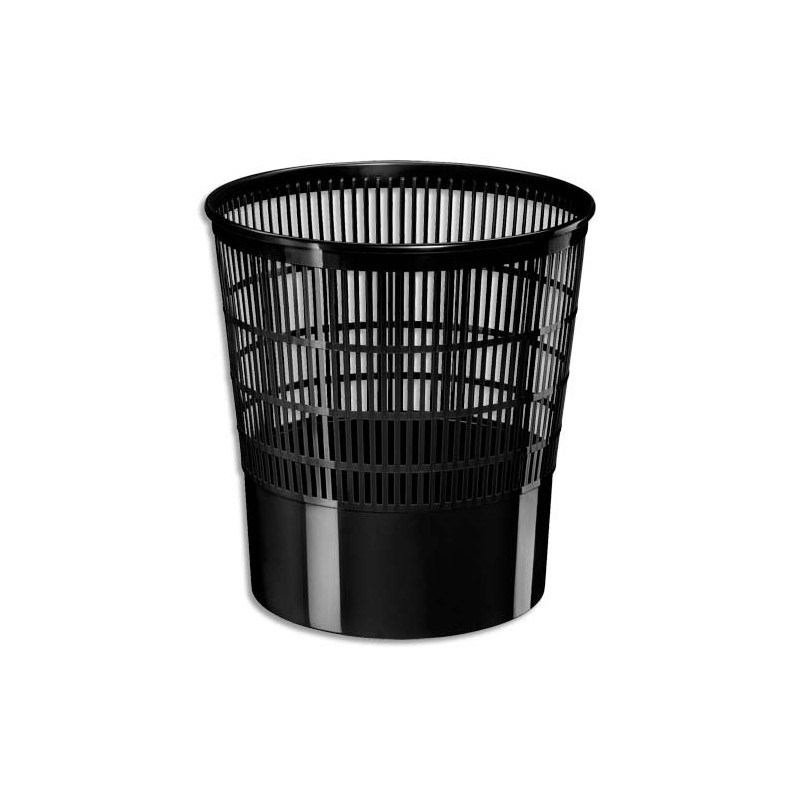 CEP Corbeille à papier ajourée First 16 litres Noir