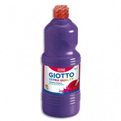 GIOTTO Flacon d'1 litre de gouache liquide de couleur Violet