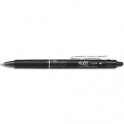 PILOT Stylo Roller FriXion Clicker rétractable, pointe moyenne Noir