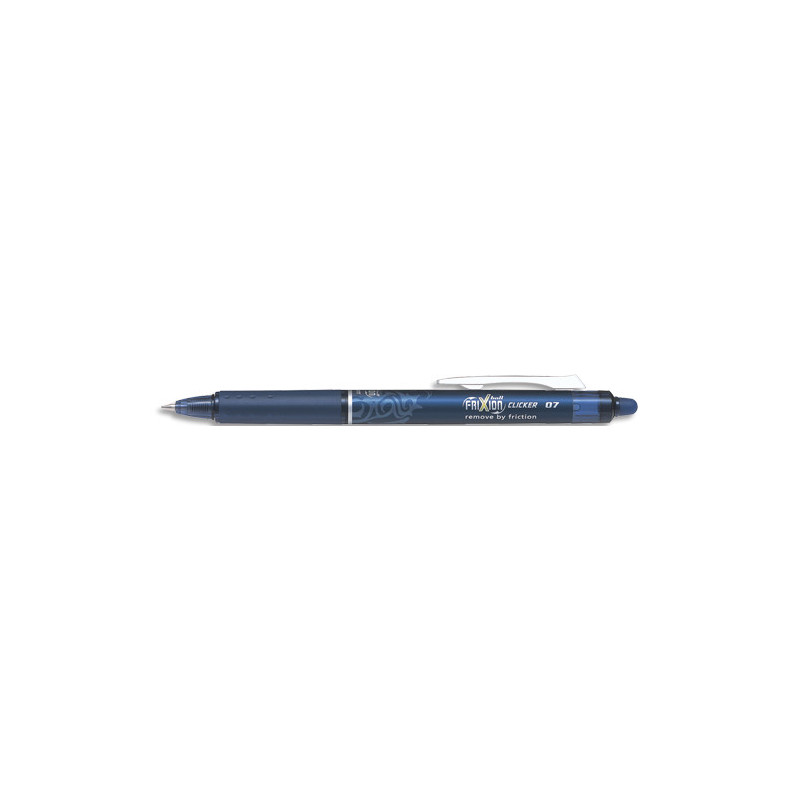 PILOT Stylo Roller FriXion Clicker rétractable, pointe moyenne Bleu