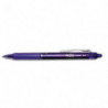 PILOT Stylo Roller FriXion Clicker rétractable, pointe moyenne Violet